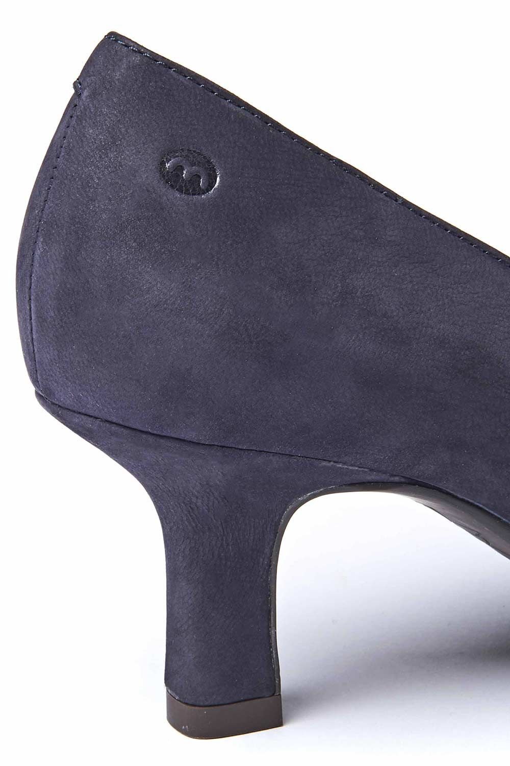 Moshulu Moshulu Women's 'Asano' Heeled Court Shoes in Indigo - 4