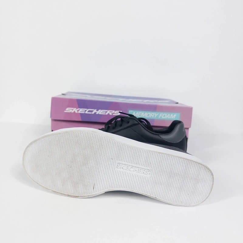 Skechers Skechers Black Eden LX Remembrance Lace Up Trainers UK 7 White Sole