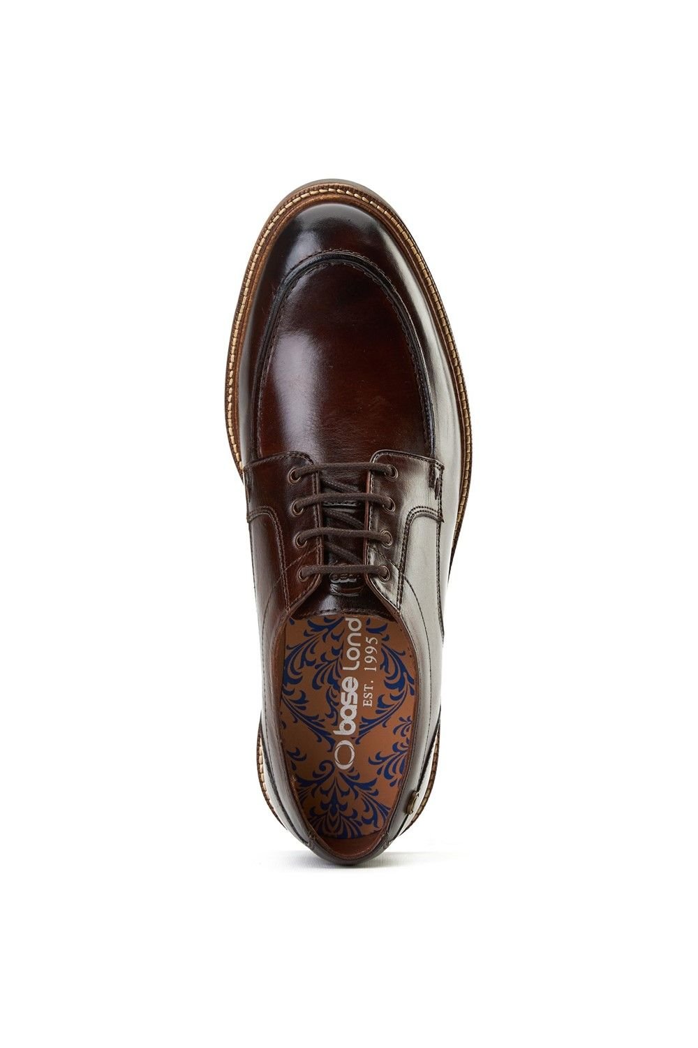 Base London Base London Men's Surrey Apron Toe Shoe in Brown - 4