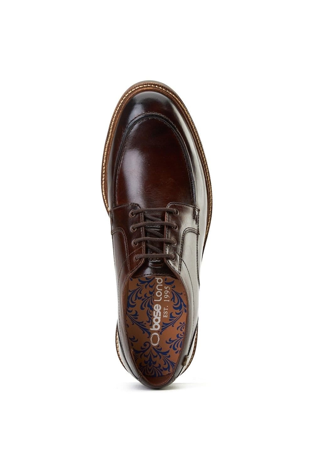 Base London Base London Men's Surrey Apron Toe Shoe in Brown - 4