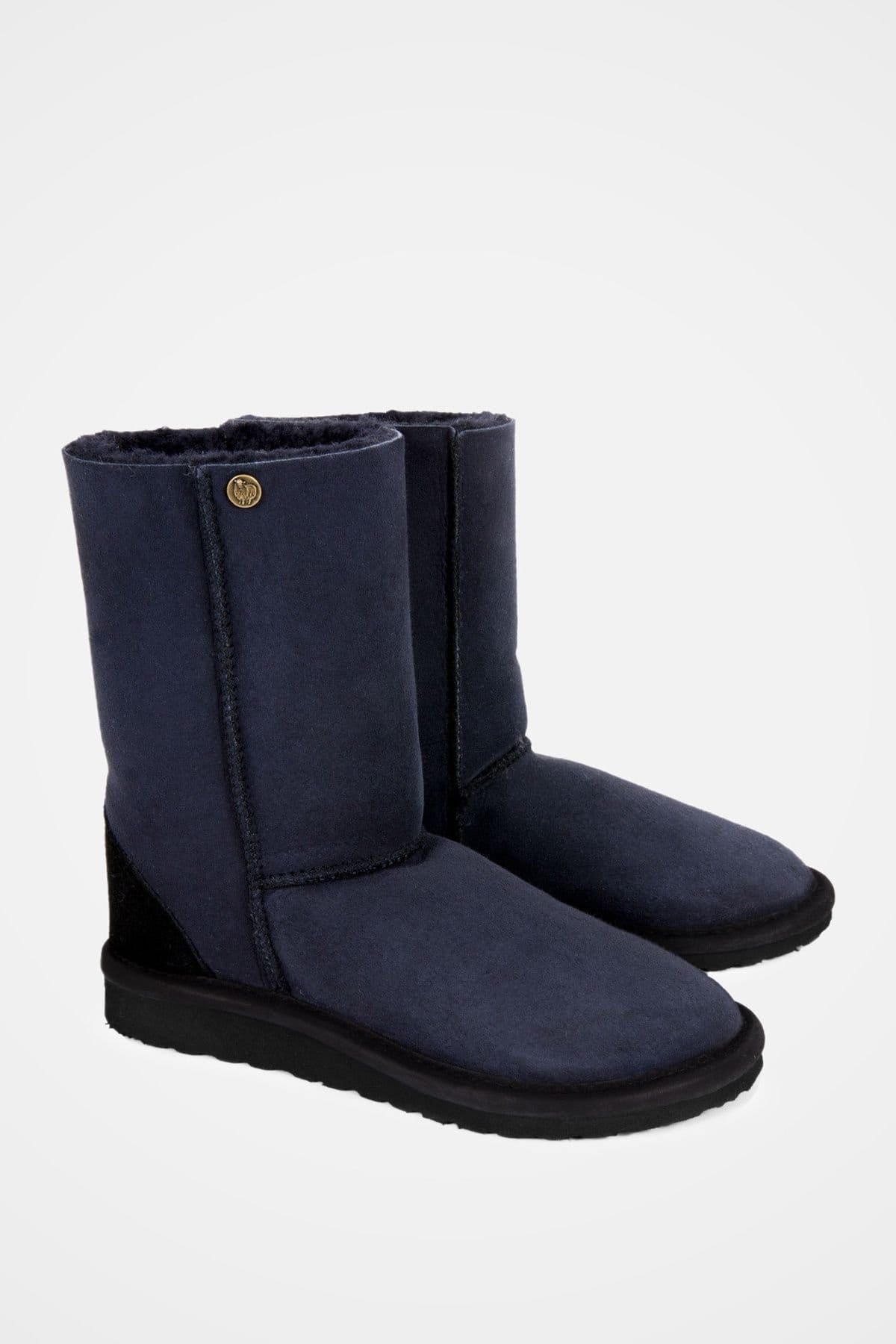 Celtic & Co Celtic & Co Women's British Original Celt Shearling Boots in Dark Navy - 4