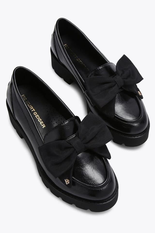 KG Kurt Geiger KG Kurt Geiger Women's 'Maple Bow' Patent Flats in Black - 2