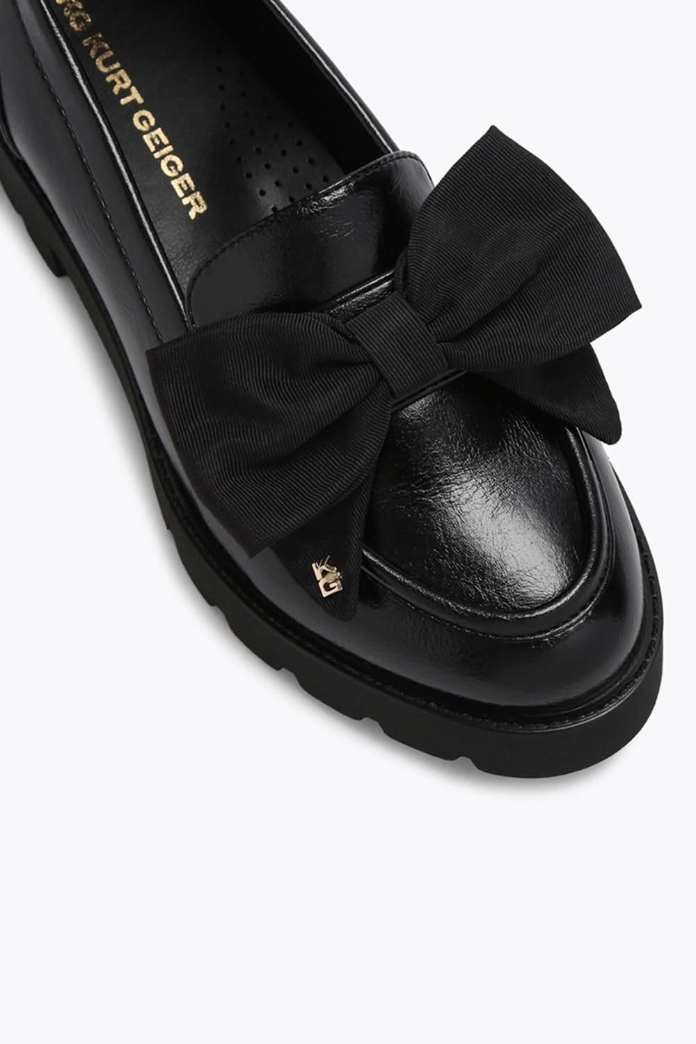 KG Kurt Geiger KG Kurt Geiger Women's 'Maple Bow' Patent Flats in Black - 4