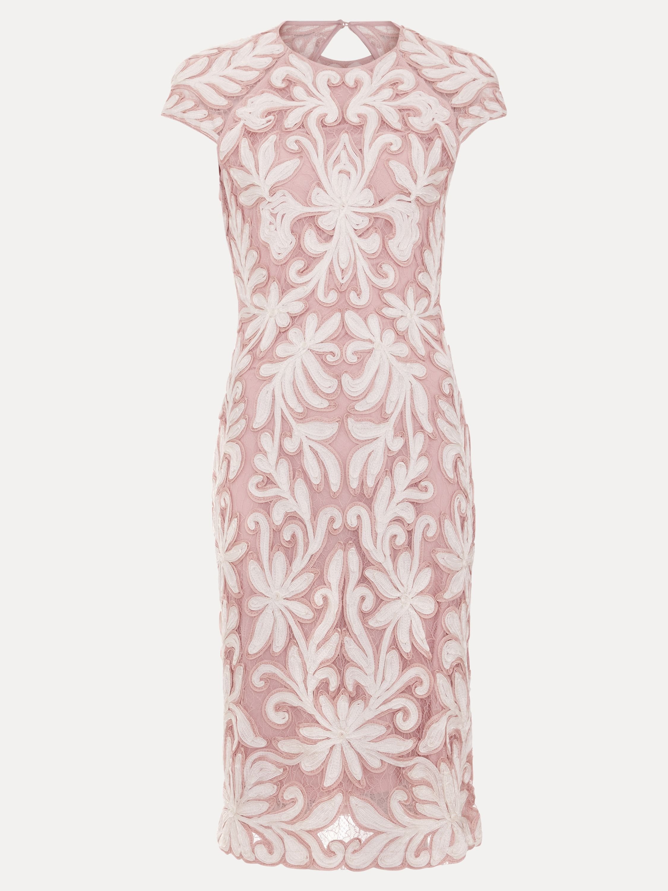 Phase Eight Phase Eight Women's Karima Lace Dress in Dusty Pink - 2