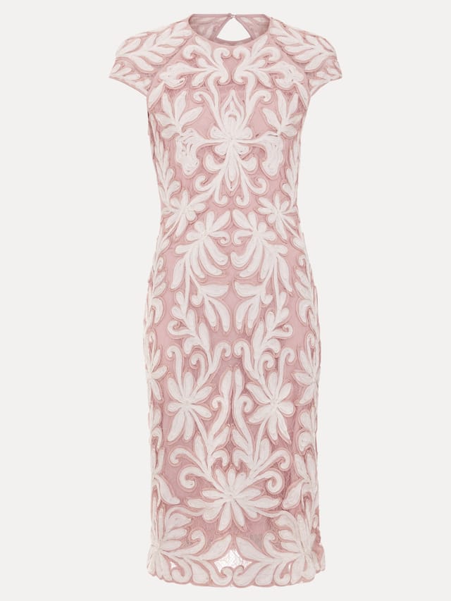 Phase Eight Phase Eight Women's Karima Lace Dress in Dusty Pink - 2