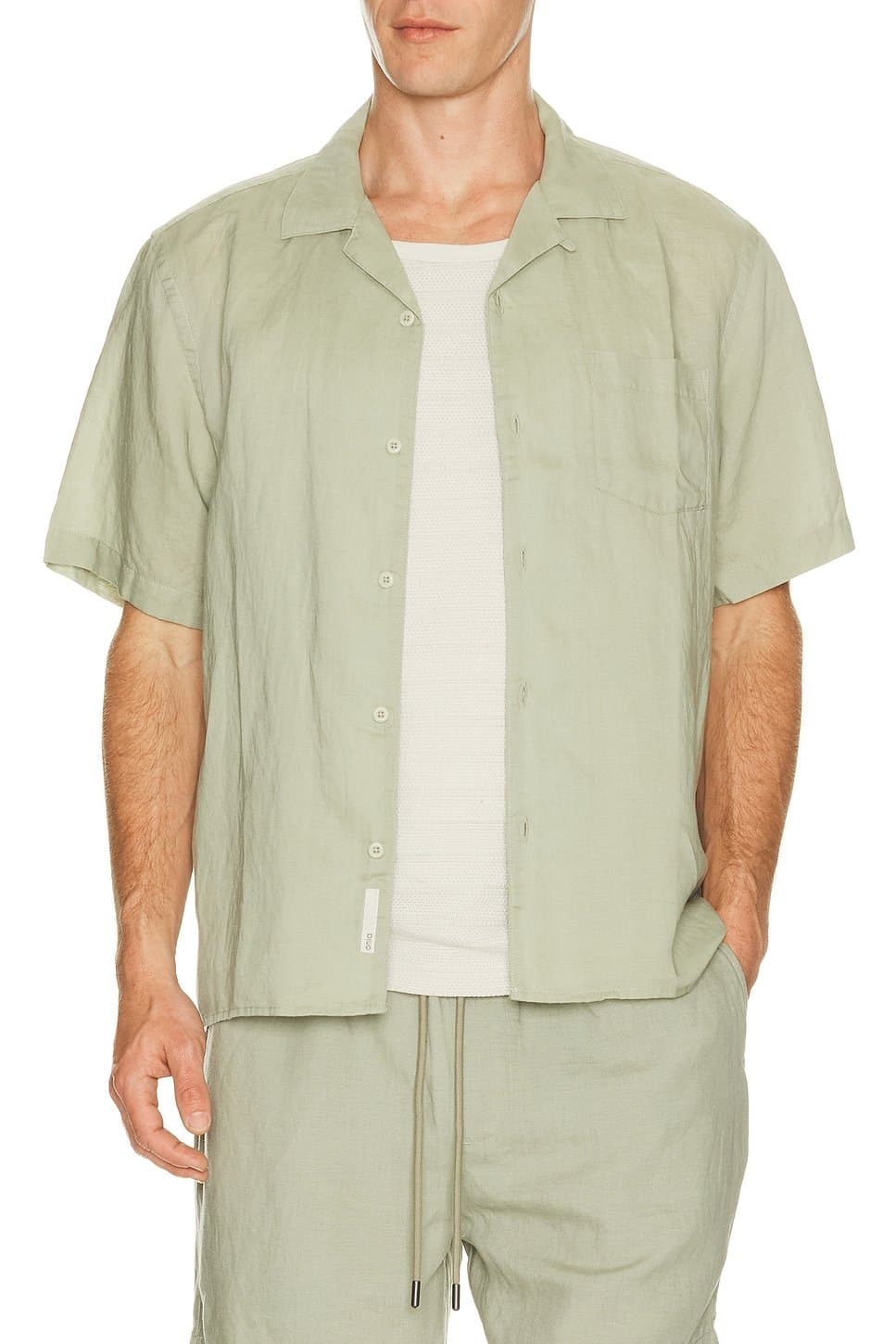 revolve Air Linen Convertible Vacation Shirt