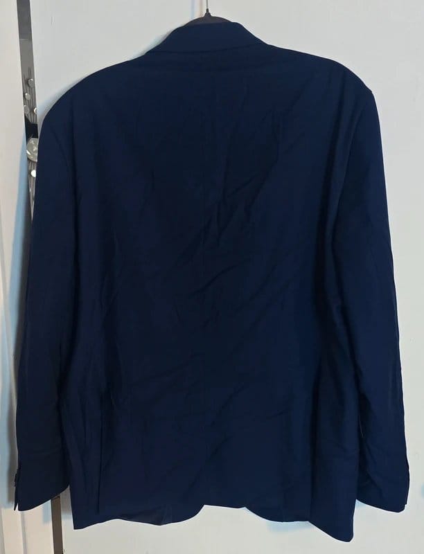 Kenneth Cole Reaction Techni-Cole Sport Coat Blazer Navy Blue -