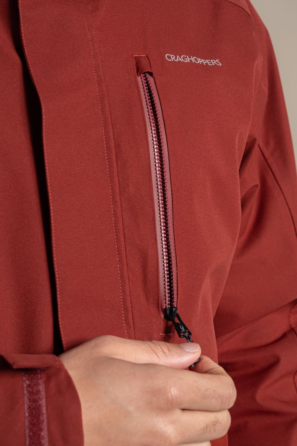Craghoppers Craghoppers Men's Lorton II Waterproof Walking Jacket in Red - 4