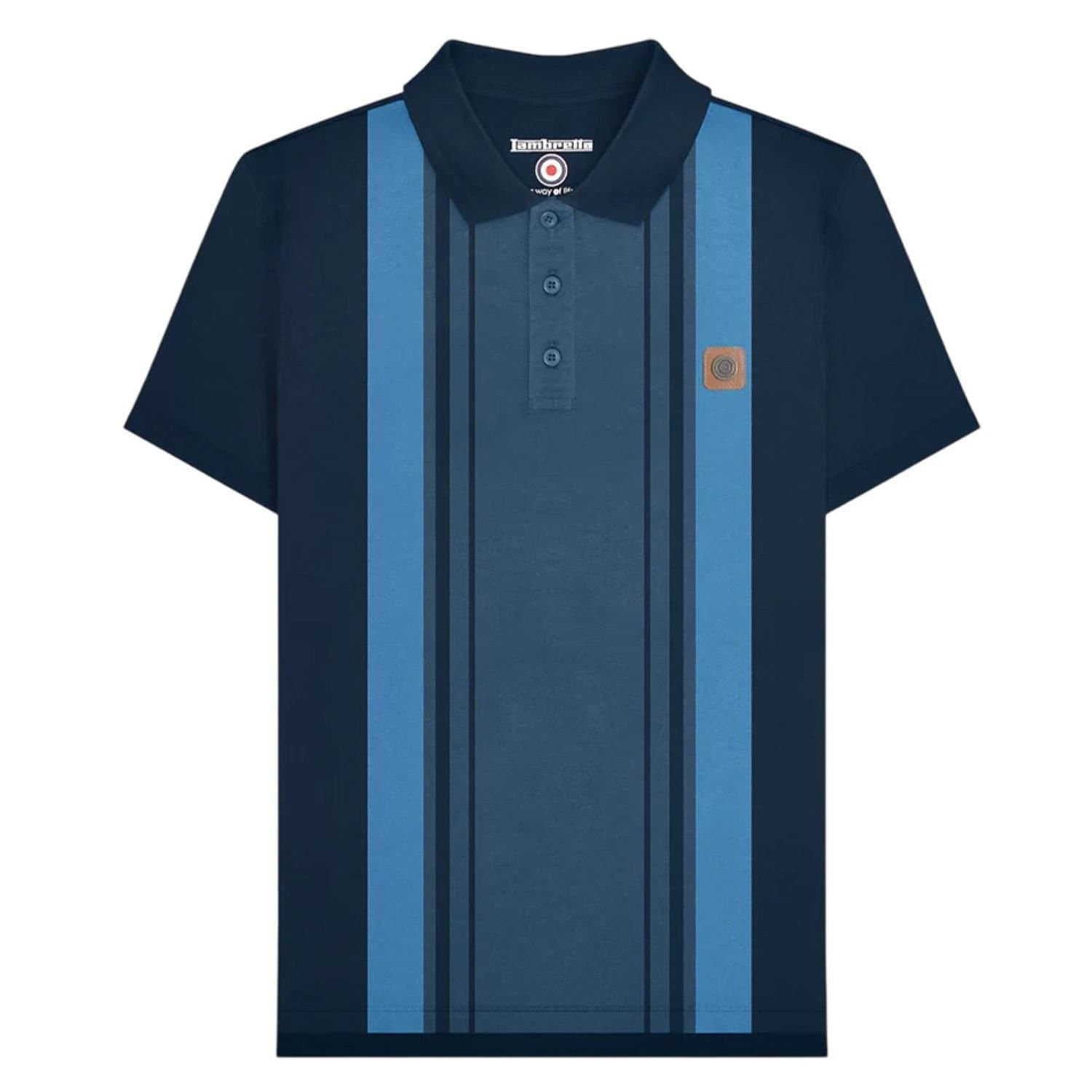 Lambretta Lambretta Men's SS25 Classic Polo Shirt in Navy