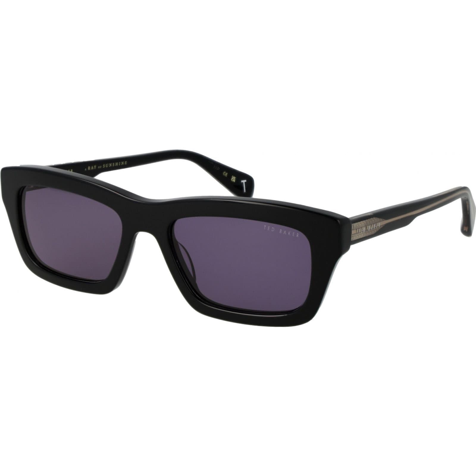 Ted Baker Ted Baker Men's TB1764 54001 Square/Rectangle Sunglasses in Black