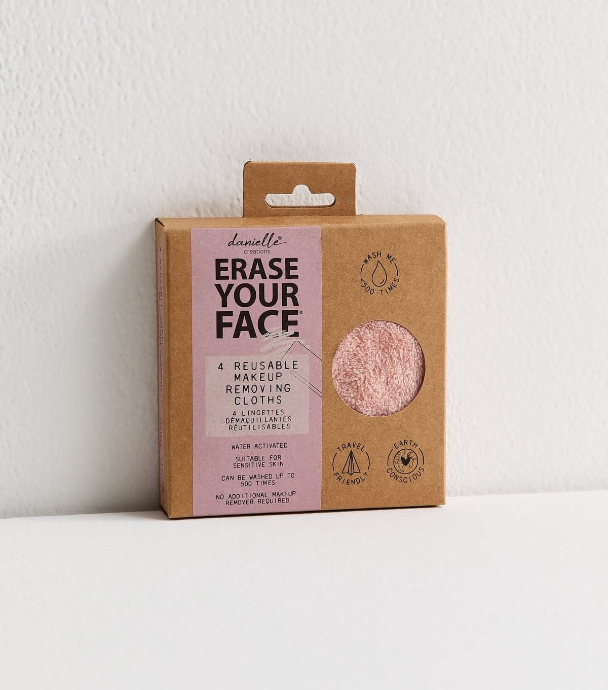 Danielle Creations Pack of 4 Multicoloured Round Make Up Removing Cloths Danielle New Look