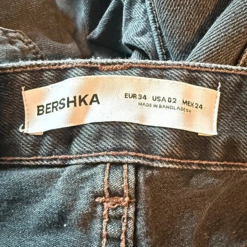 Bershka Bershka Dark Wash Baggy Jeans
