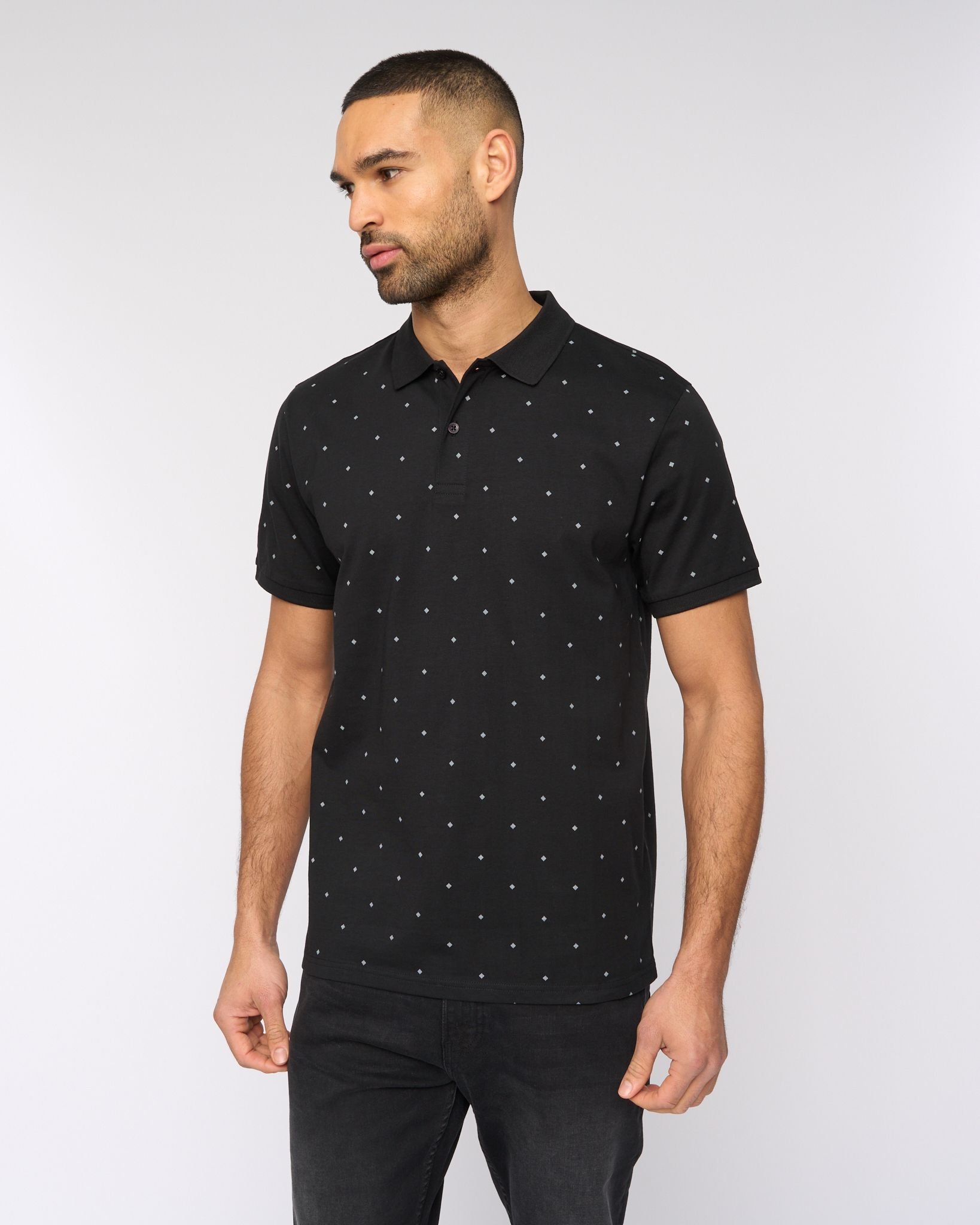 Bewley&Ritch Bewley&Ritch Men's Domray Polo in Black - 1