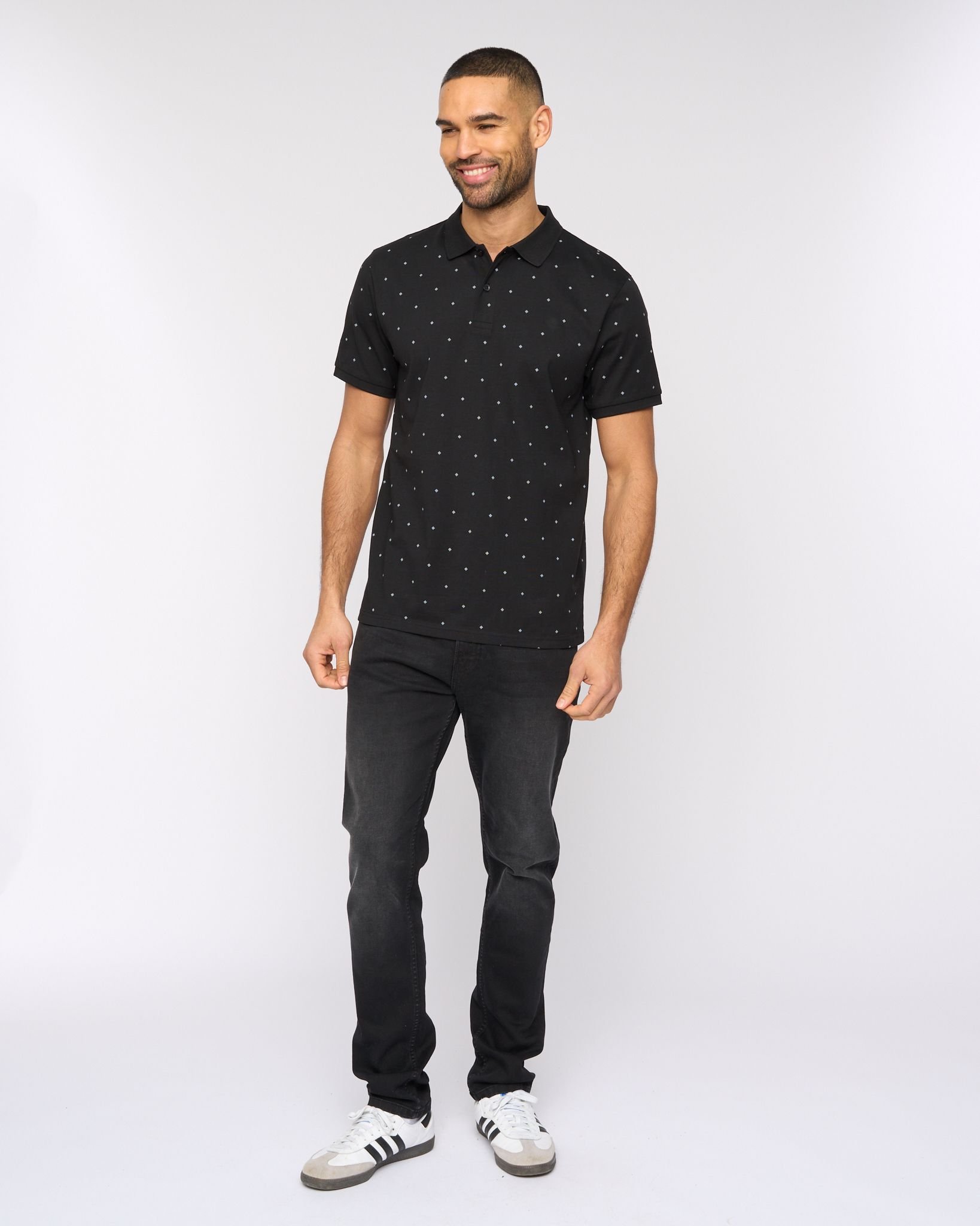 Bewley&Ritch Bewley&Ritch Men's Domray Polo in Black - 4