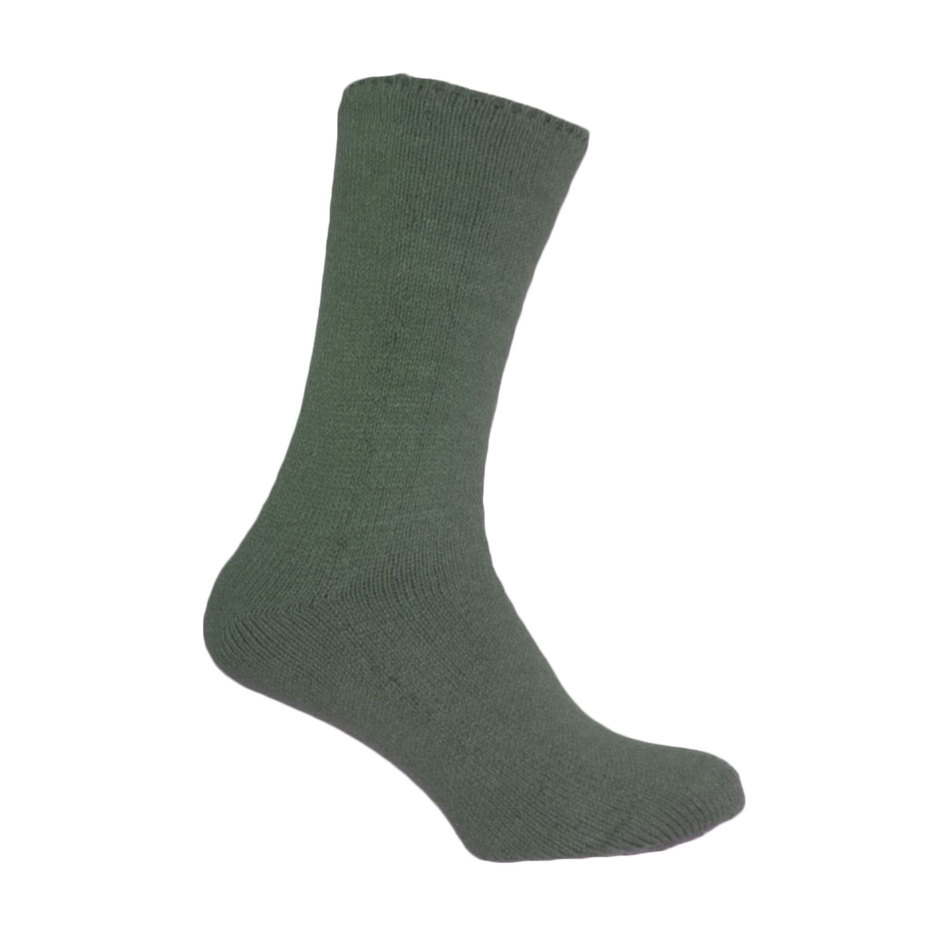 Simply Essentials Simply Essentials Men's Heat For Your Feet Thermal Socks in Khaki