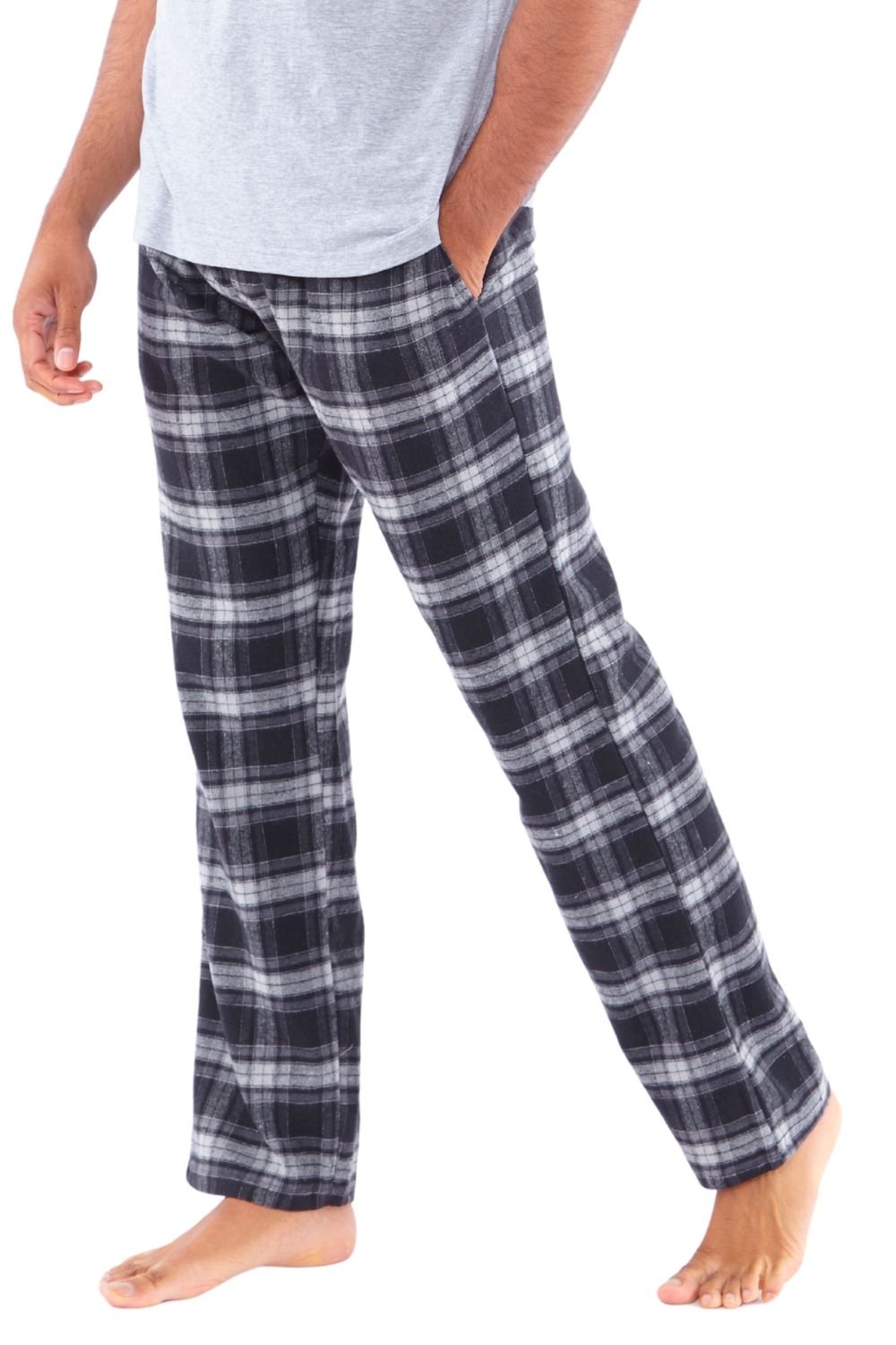 Just Essentials Just Essentials Men's 2 Pack Pyjama Bottoms in Black - 3