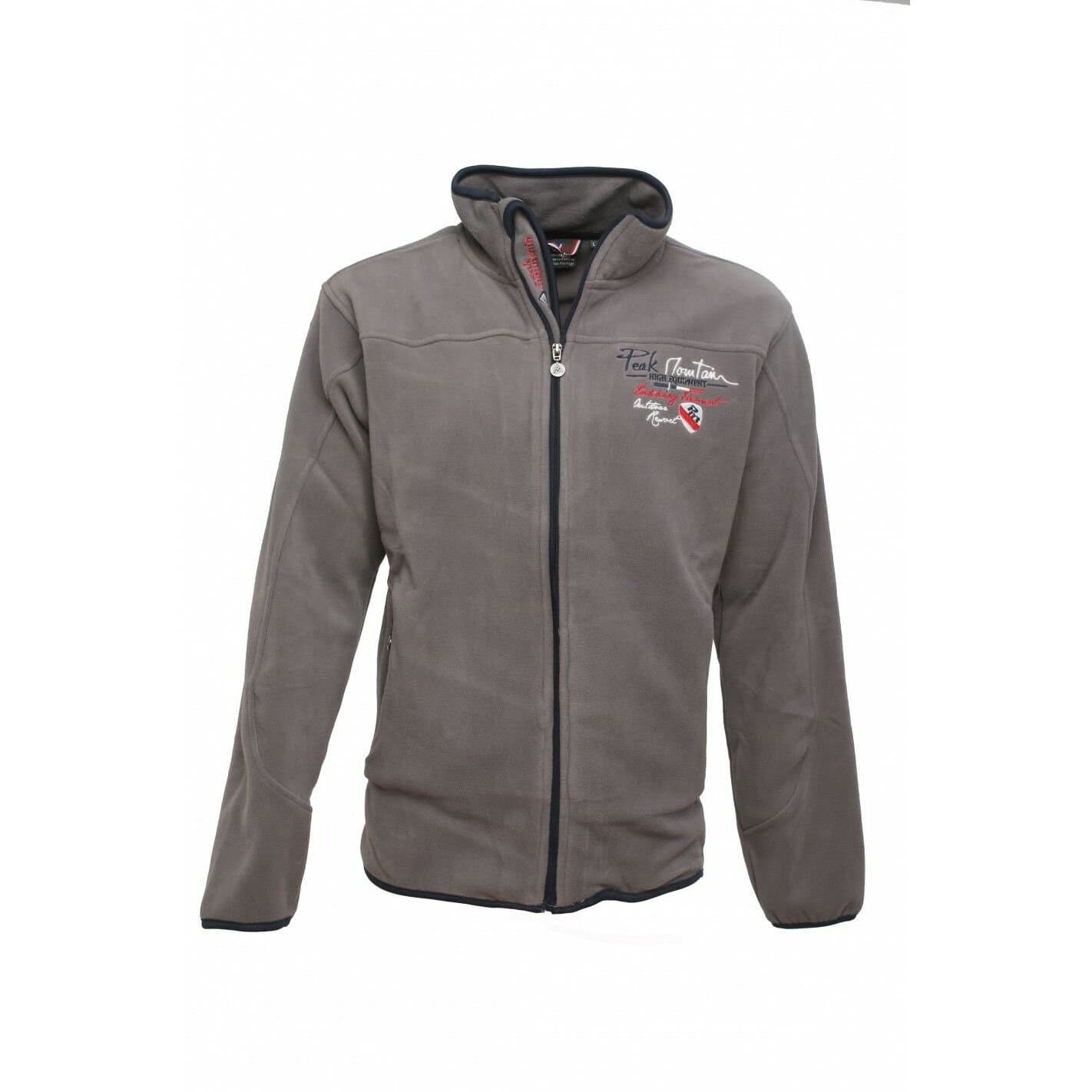 Peak Mountain Peak Mountain Men's Fleece Jacket Conac in Grey