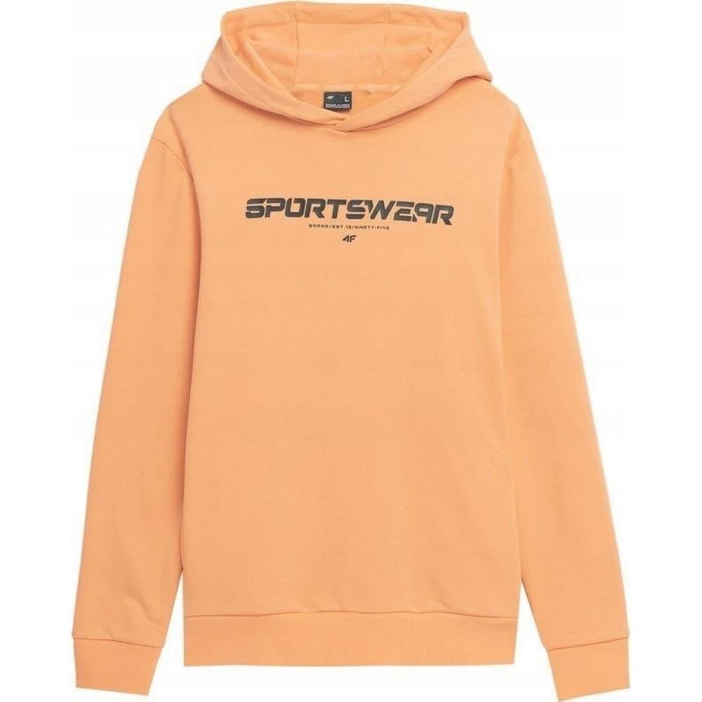 4F 4F Men's SS23TSWSM266 Hoodie in Beige