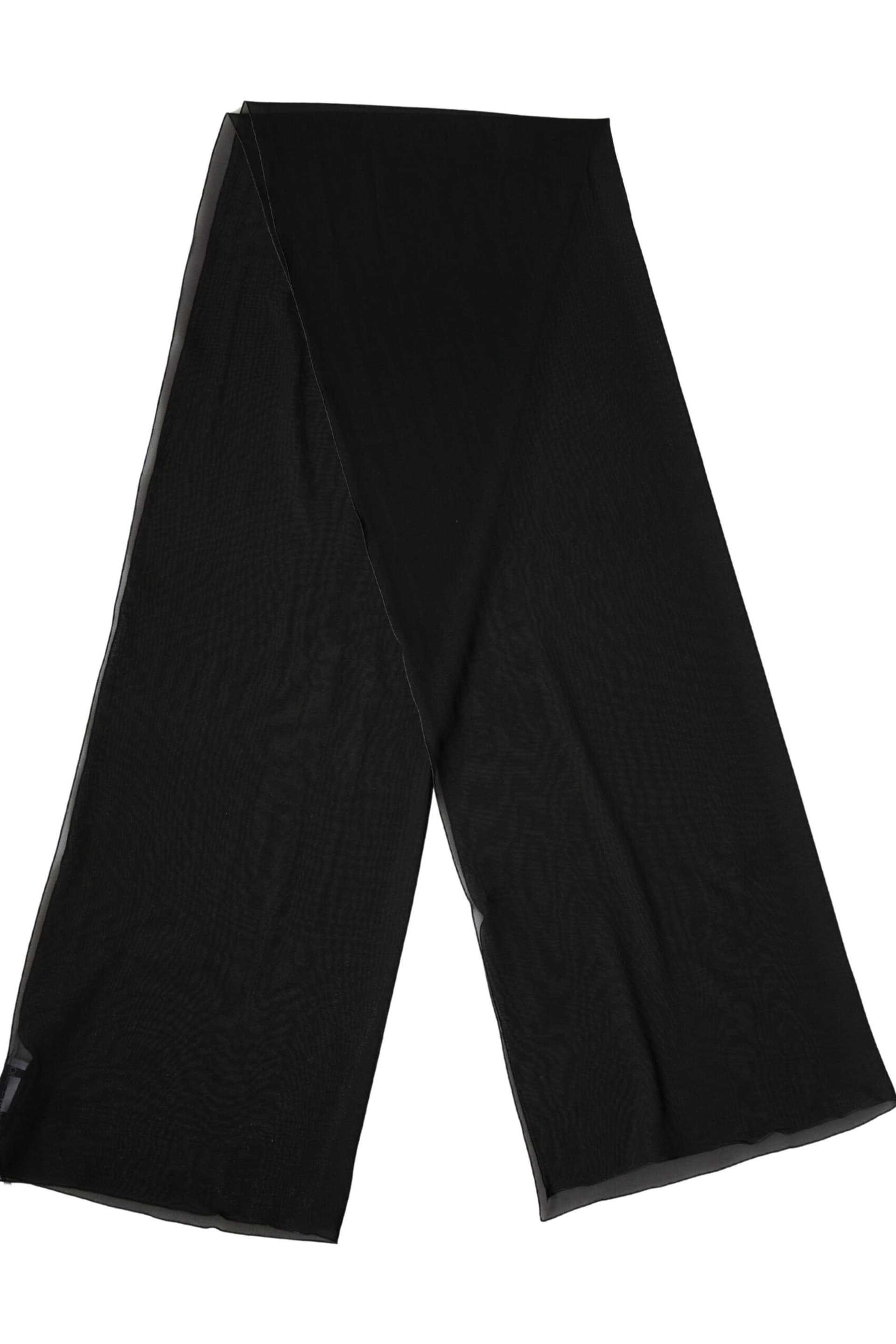 Dolce & Gabbana Dolce & Gabbana Women's Silk Neck Wrap Shawl Stole Scarf in Black