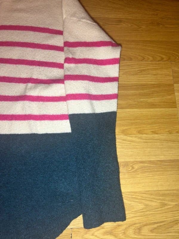 Christian Siriano Christian Siriano striped jumper – size M – pink/cream/navy