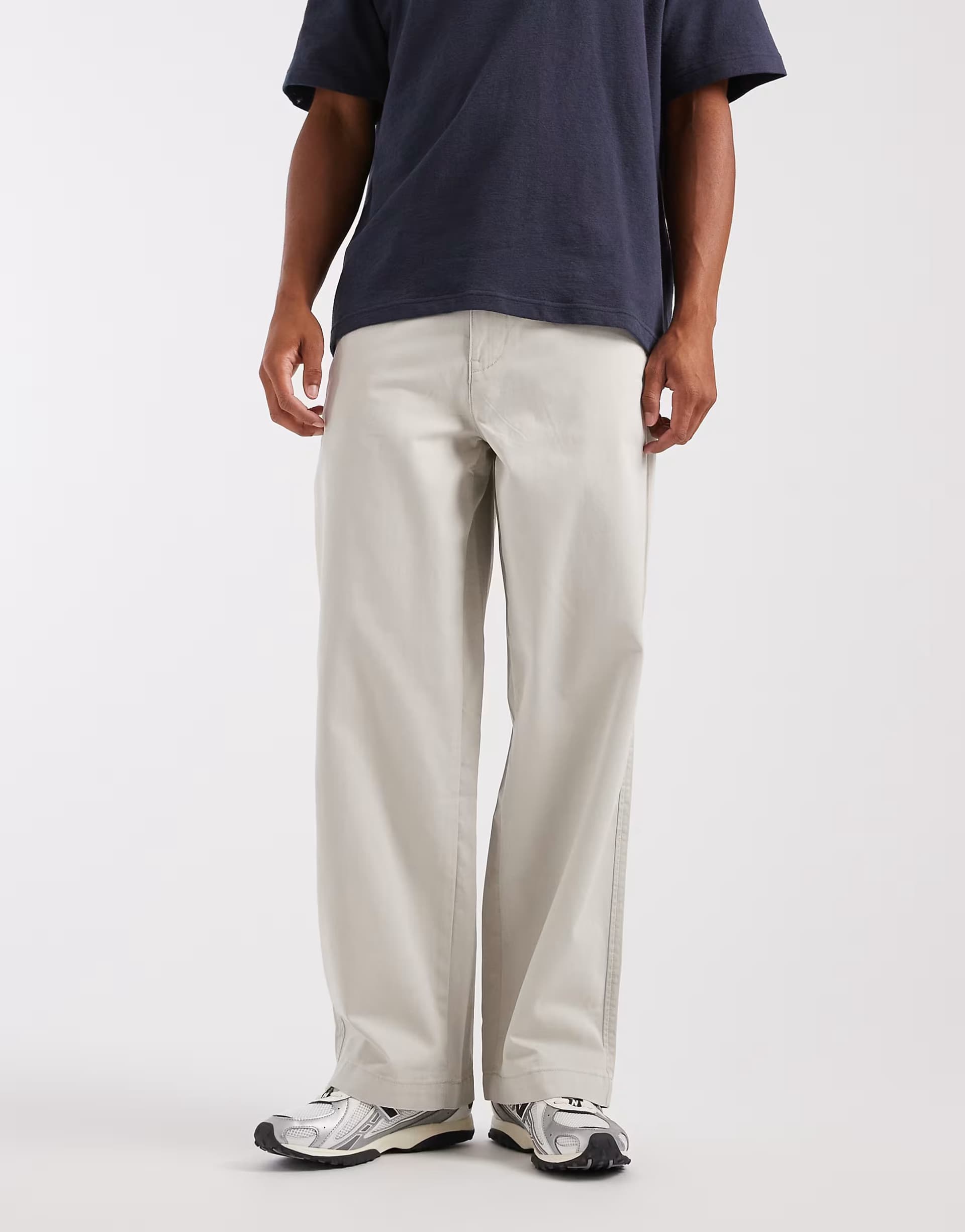 ASOS Levi's XX chino baggy trousers in light stone