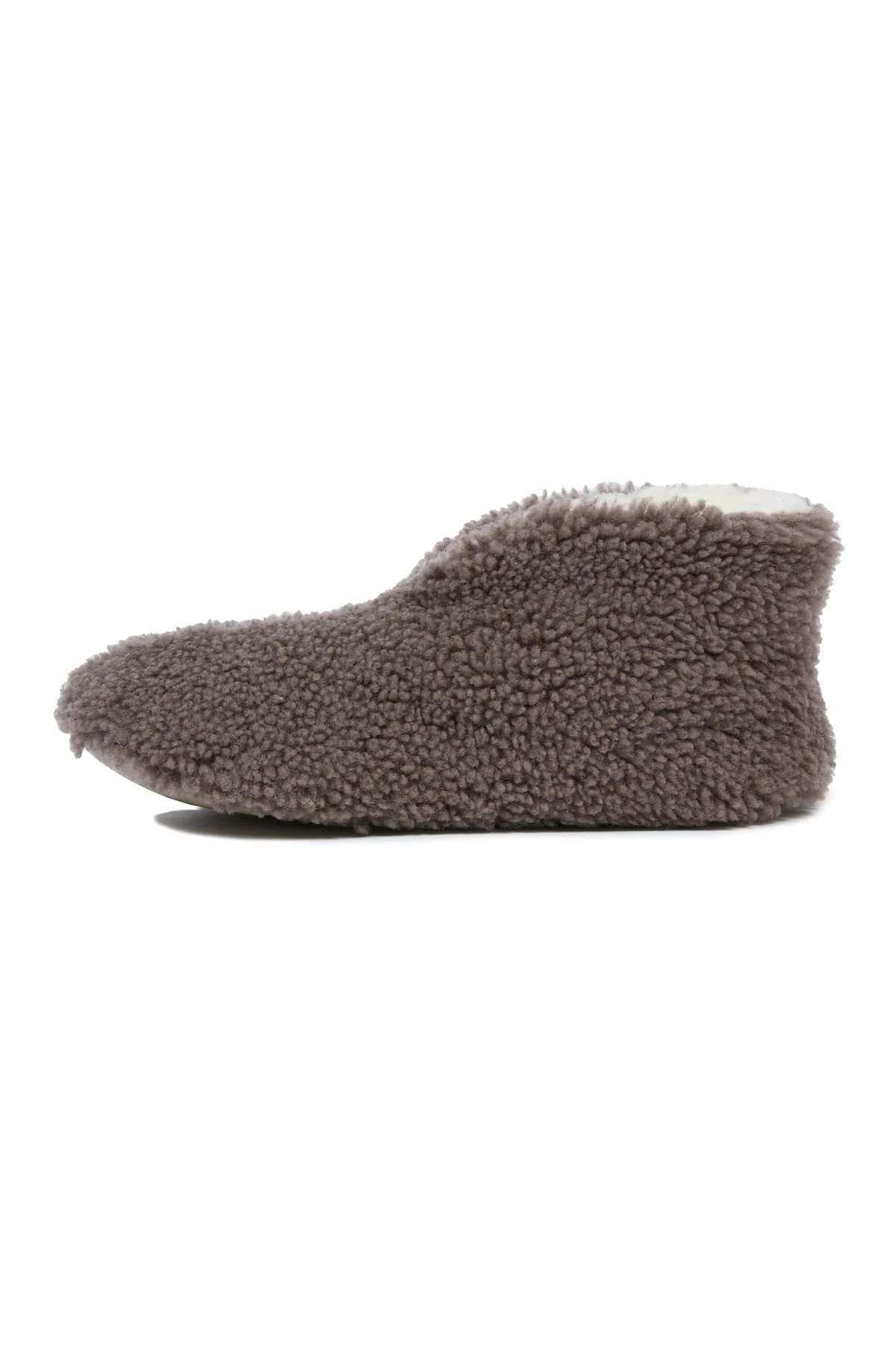 Celtic & Co Celtic & Co Women's Teddy Soft Sole Bootee Slippers in Mid Grey - 3