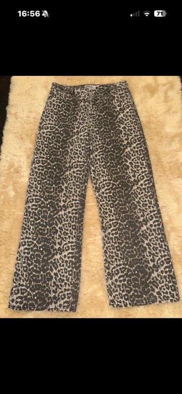 New Look New look leopard print jeans
