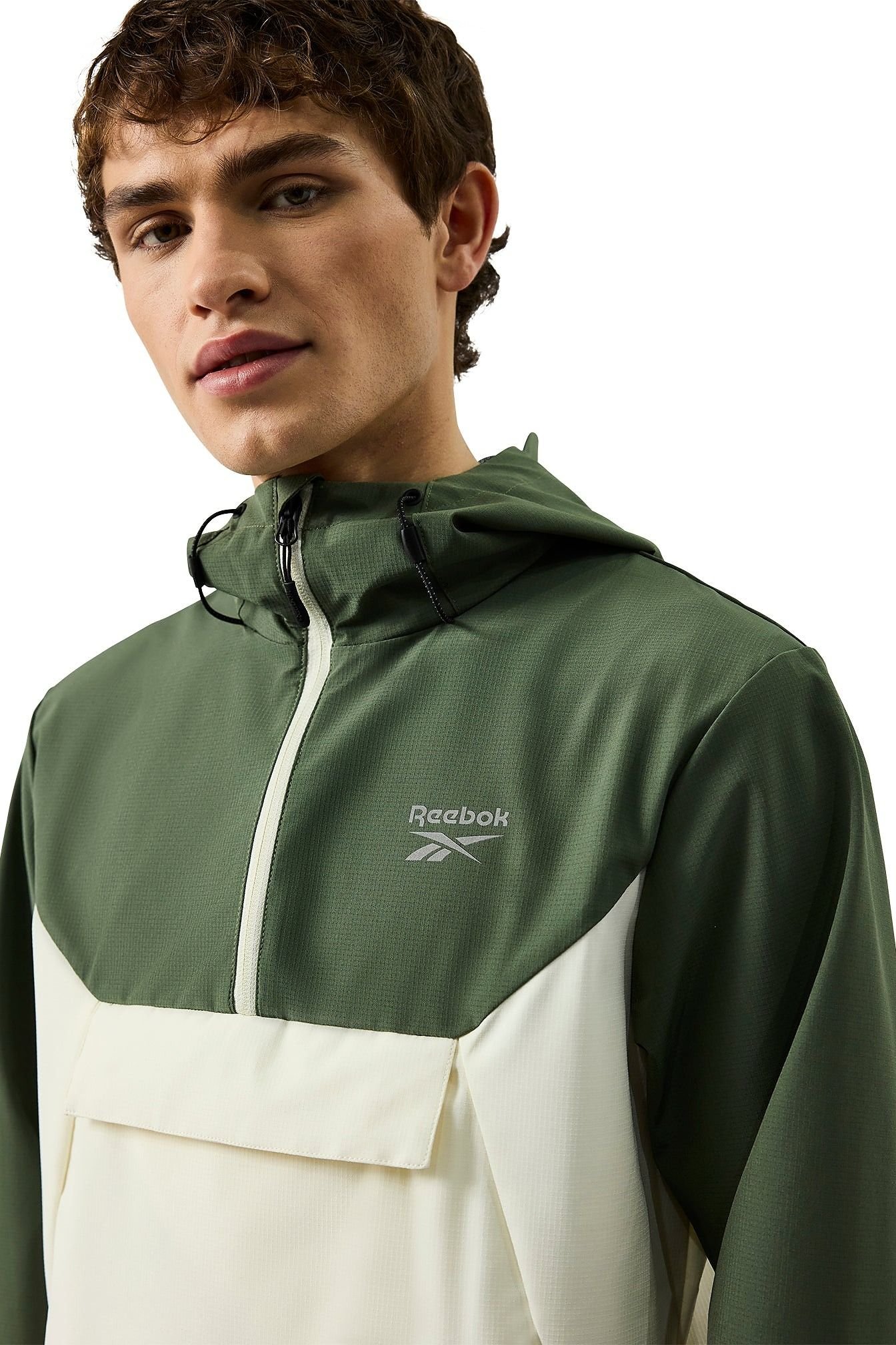Reebok Reebok Men's Burbage OH Windrunner in Bottle Green - 3