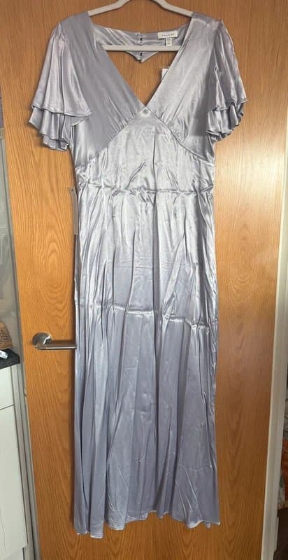 Topshop Topshop Lilac Satin Bridesmaid Dress