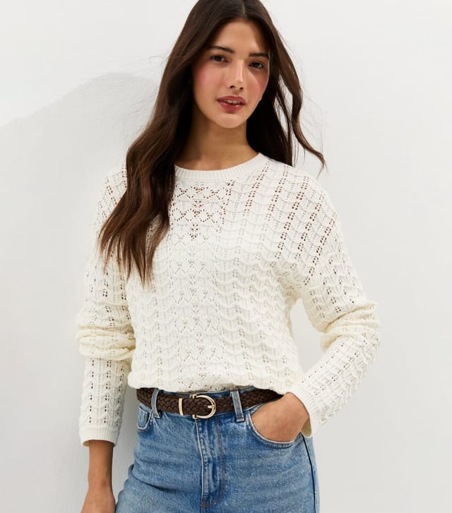 New Look Dark Brown Faux Leather Braided Belt New Look - 2