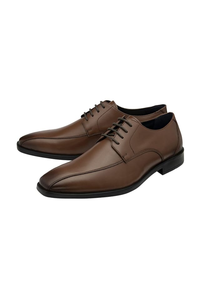 Lotus Lotus Men's 'Howard' Leather Derby Shoes in Tan - 2