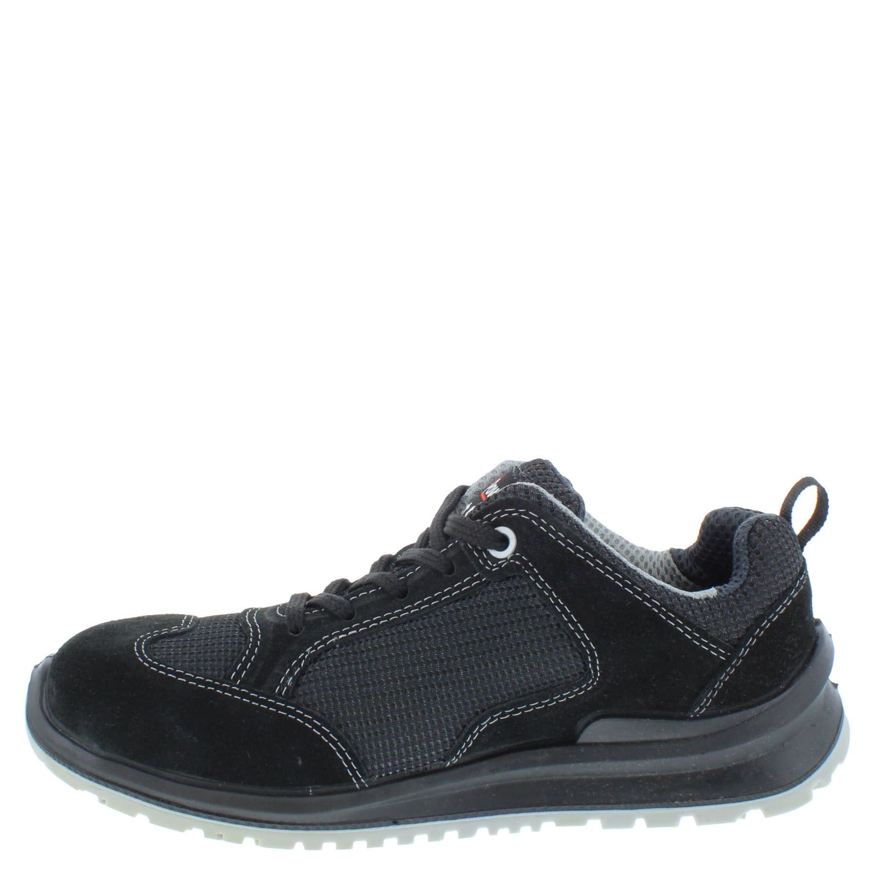 U-Power U-Power Men's Robert S1P Lace-Up Suede Safety Trainers in Black - 4