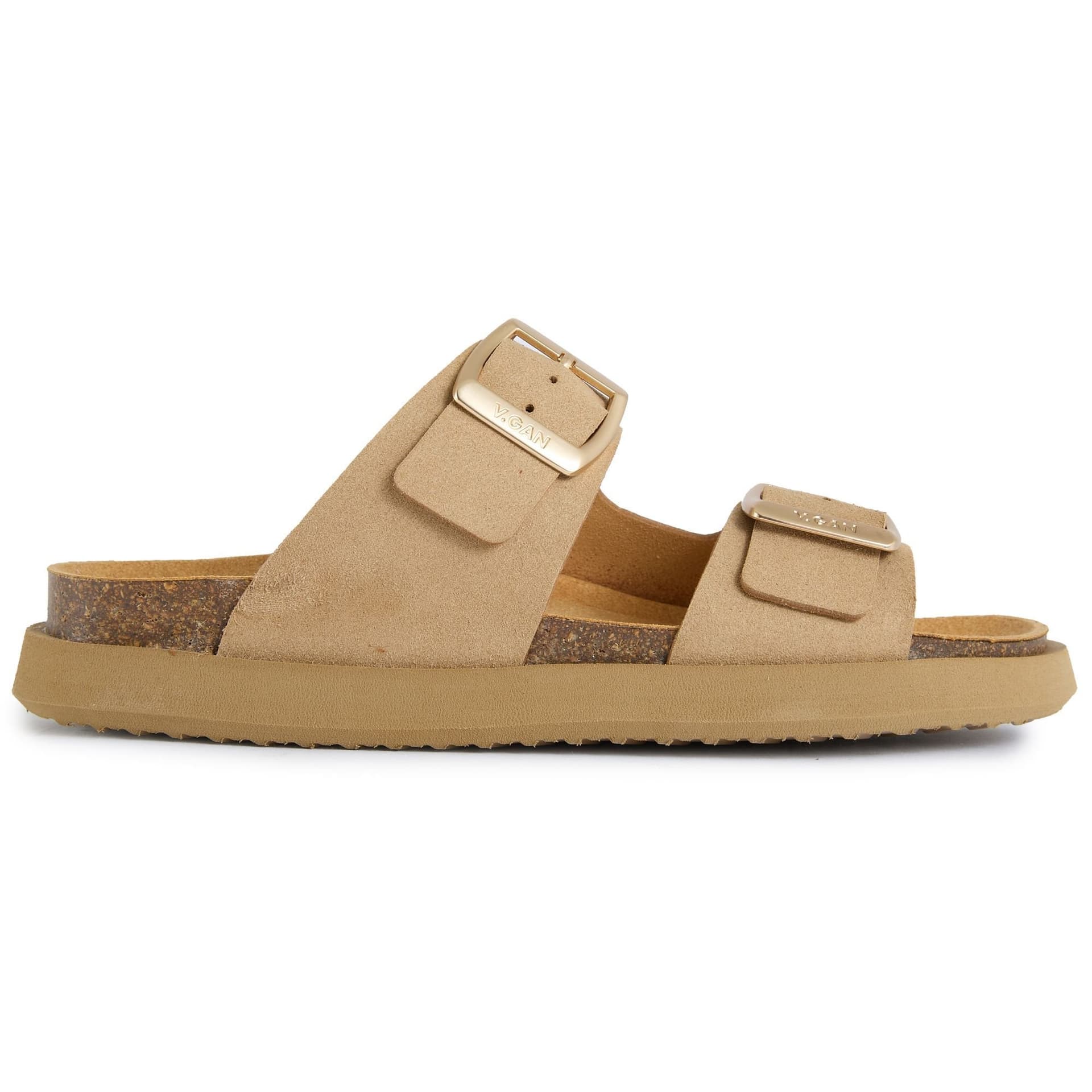 V.GAN V.GAN Women's Fenugreek Comfort Footbed Sandals in Taupe