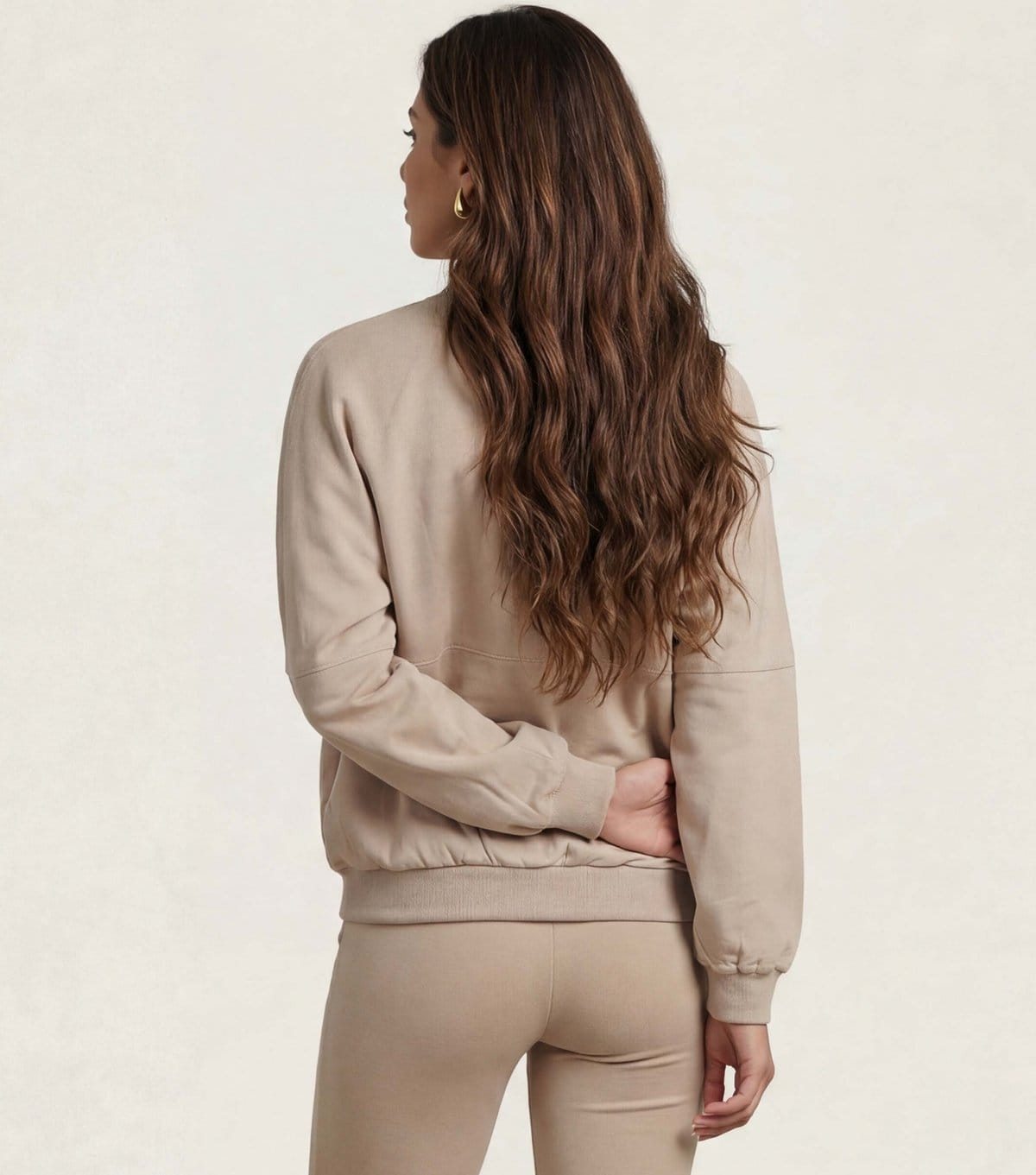 Urban Bliss Women's Brown Bomber Jacket and Trousers Set Urban Bliss New Look - 4