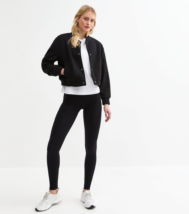 New Look Women's Tall Black High Waisted Seamless Leggings New Look - 2