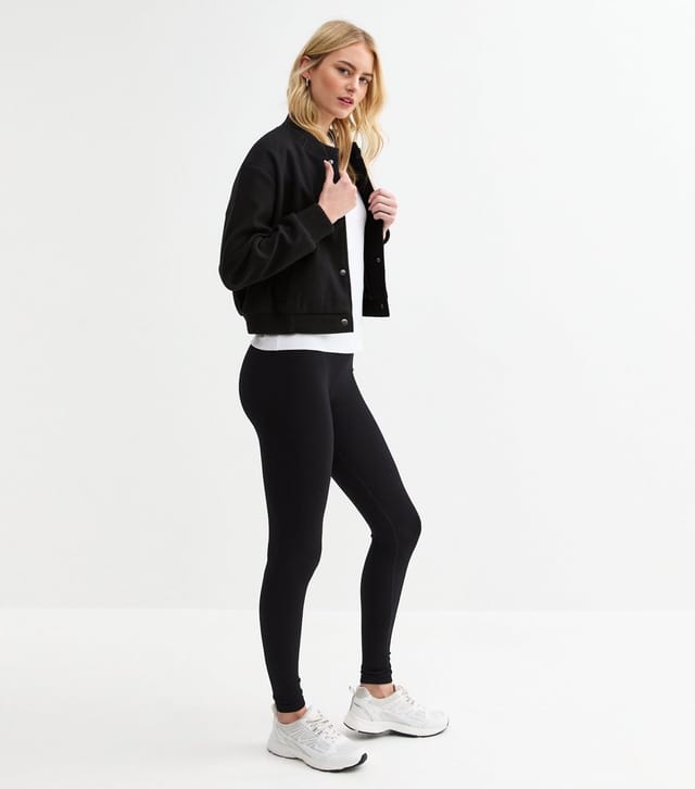 New Look Women's Tall Black High Waisted Seamless Leggings New Look - 3