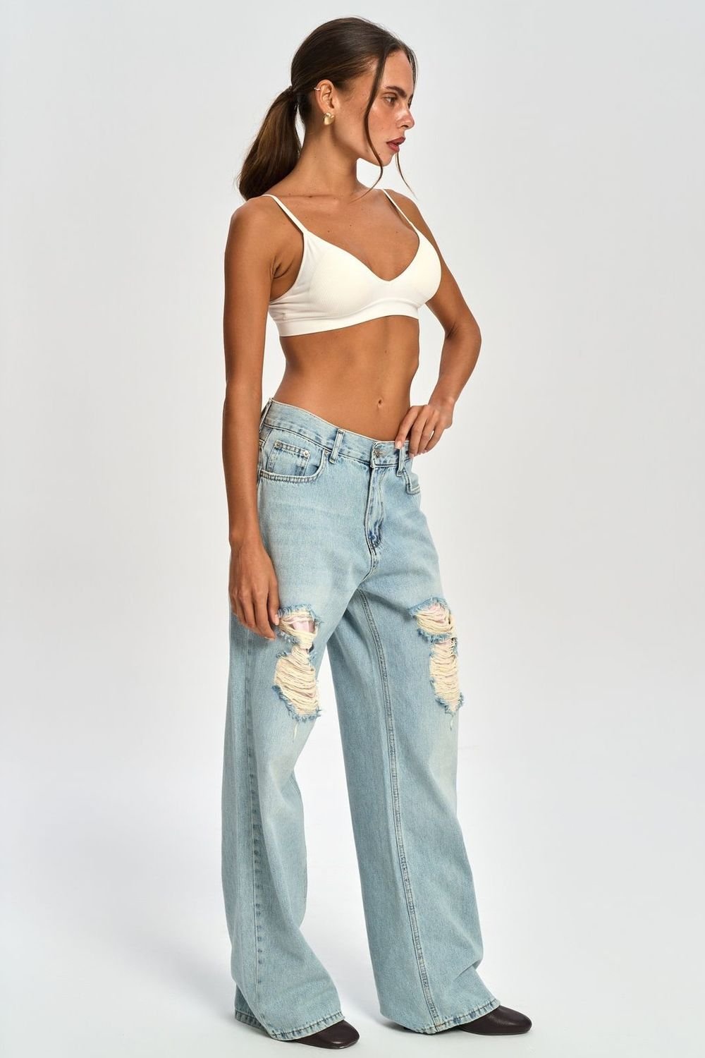 MAI STUDIOS CO. MAI STUDIOS CO. Women's Fida Jean in Light Blue - 3