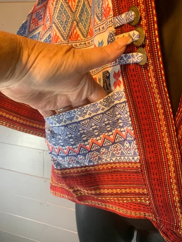 The Unbranded Brand Quality Thai boho elephant tapestry jacket - 1