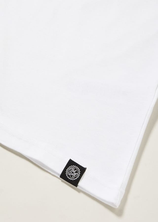 Chet Rock Chet Rock Jon T Men's Oversized Cotton Graphic T-Shirt with Pocket Detail in White - 3