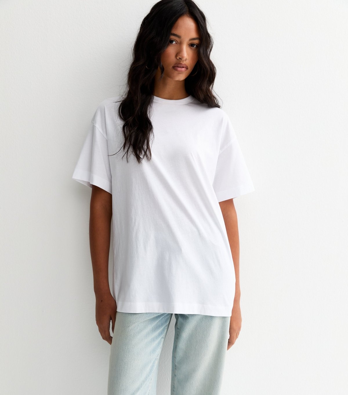 New Look Women's White Oversized T-Shirt New Look - 2