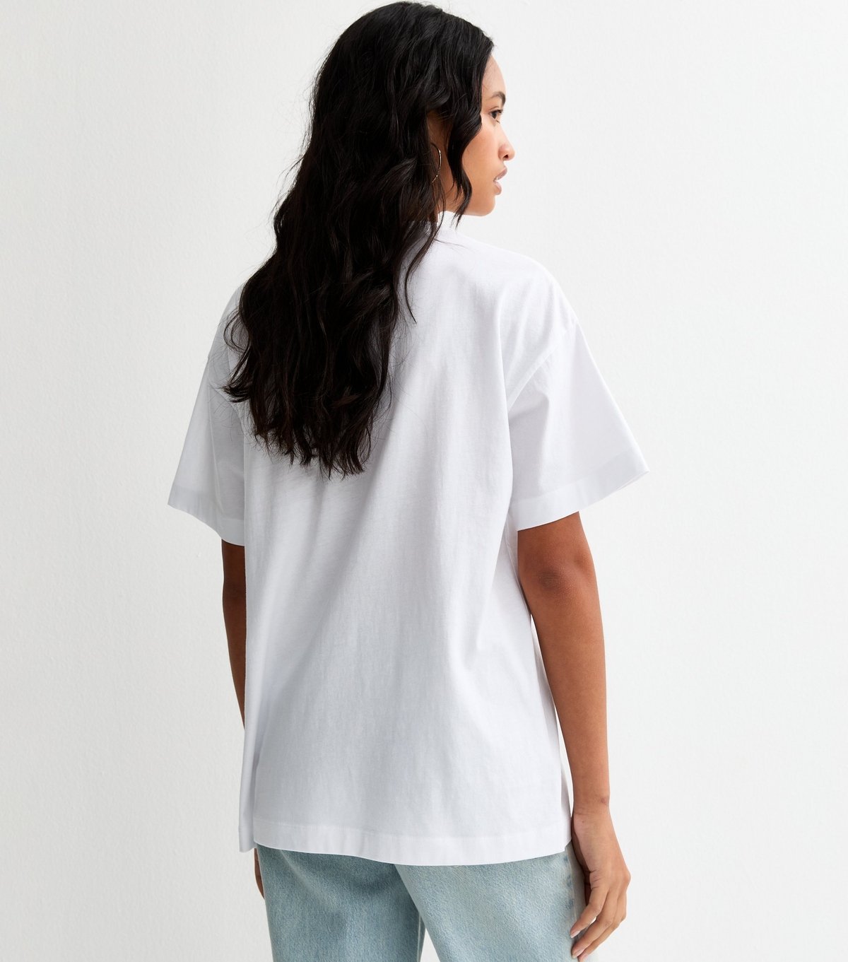 New Look Women's White Oversized T-Shirt New Look - 4