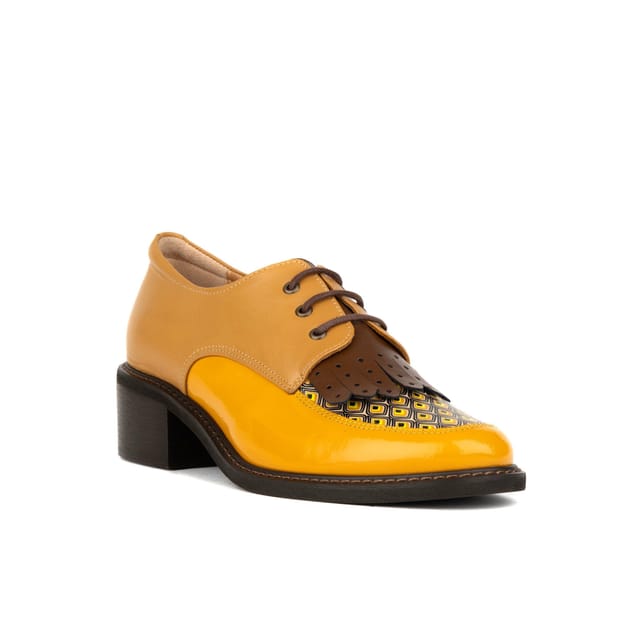 Embassy London Embassy London Women's Retro Tone - Yellow & Brown - 3