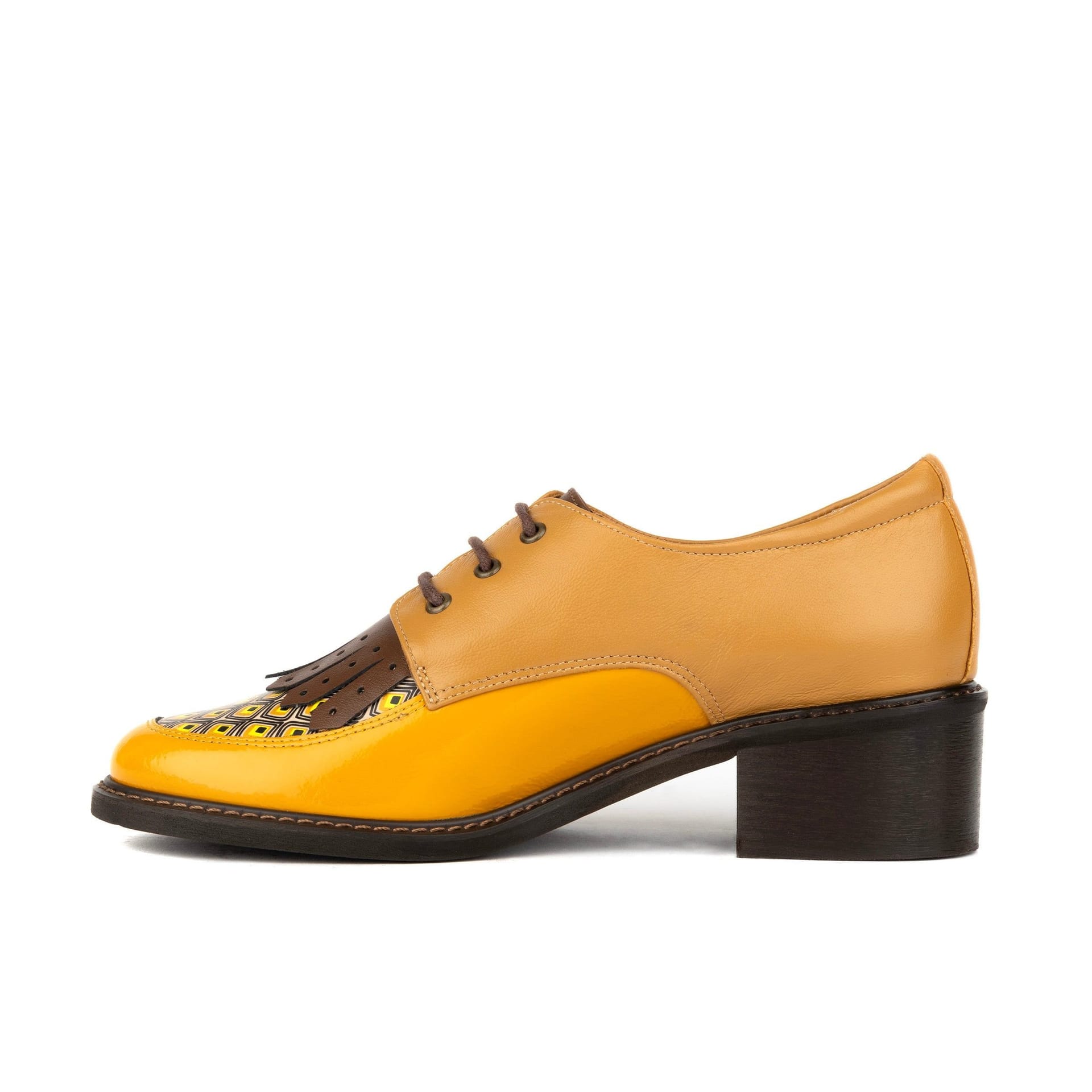 Embassy London Embassy London Women's Retro Tone - Yellow & Brown - 4