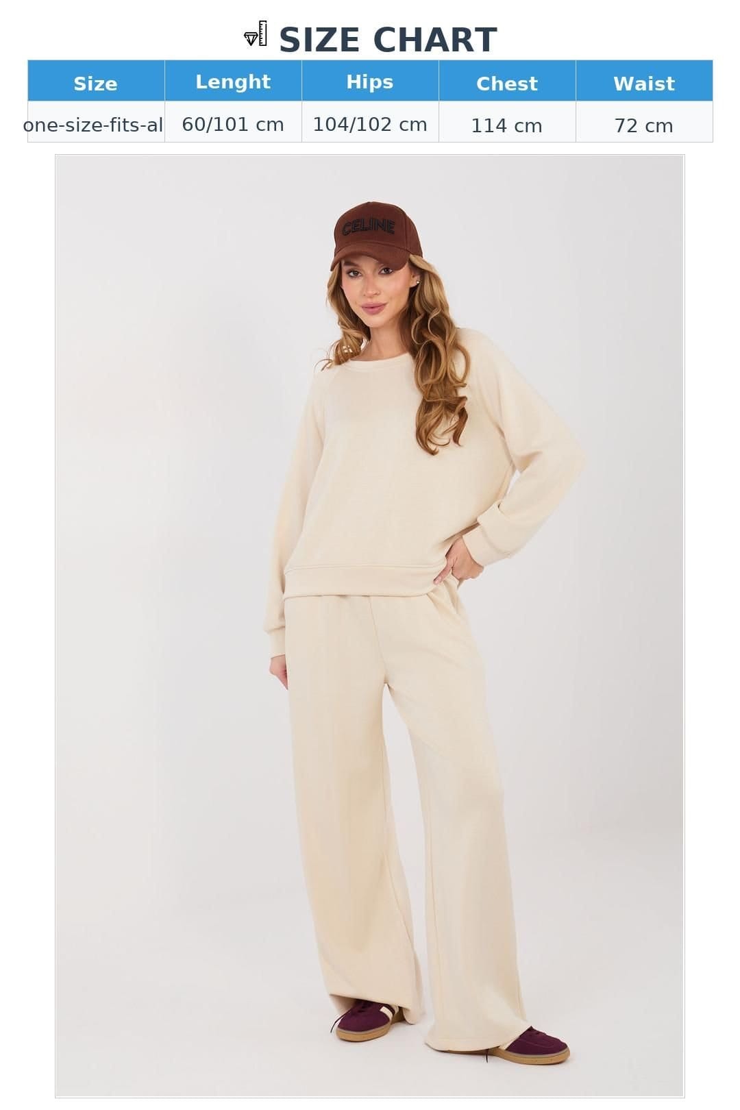 Love Lace Love Lace Women's Butter Soft Viscose Blend Tracksuit Set in Beige - 4