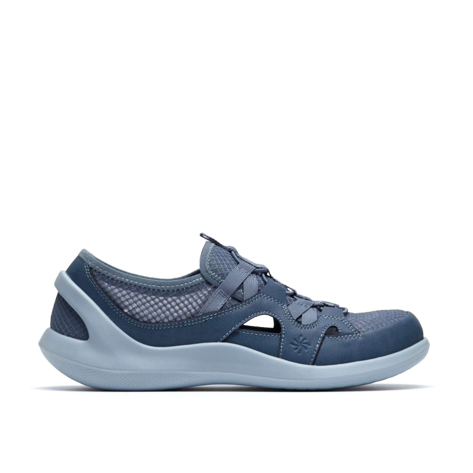 Clarks Clarks Women's Solevana Step Blue Grey Trainers