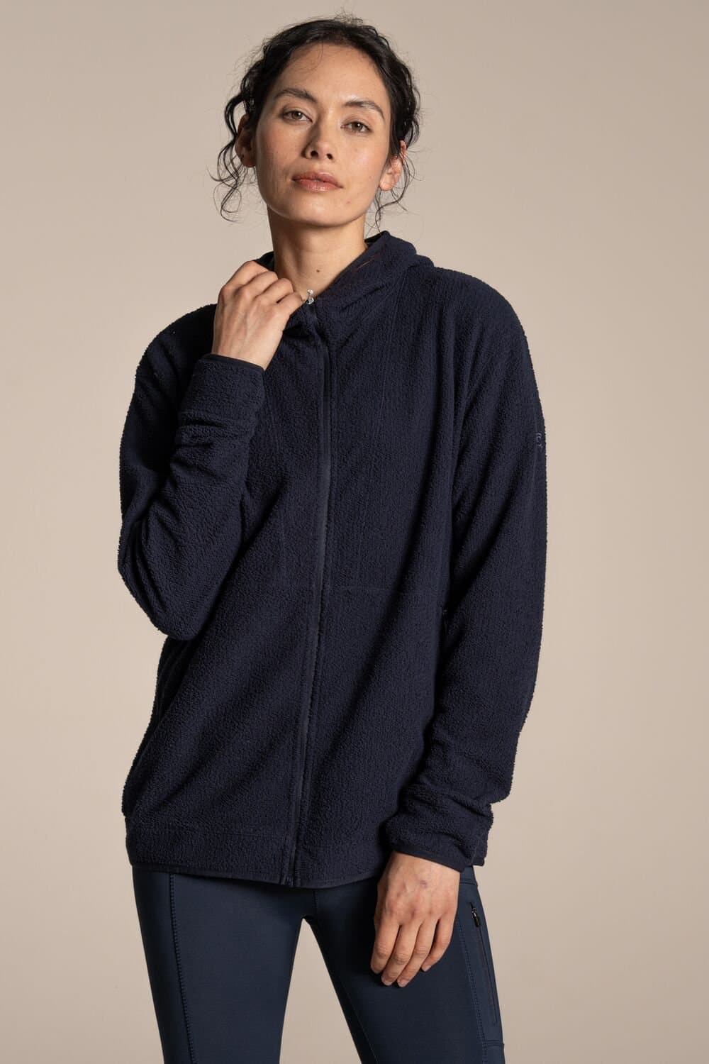 Craghoppers Craghoppers Navy Compresslite Fleece Hooded Jacket