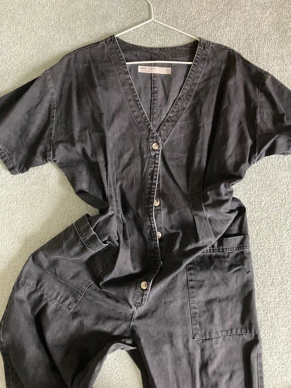 ASOS Black jumpsuit- washed black denim
