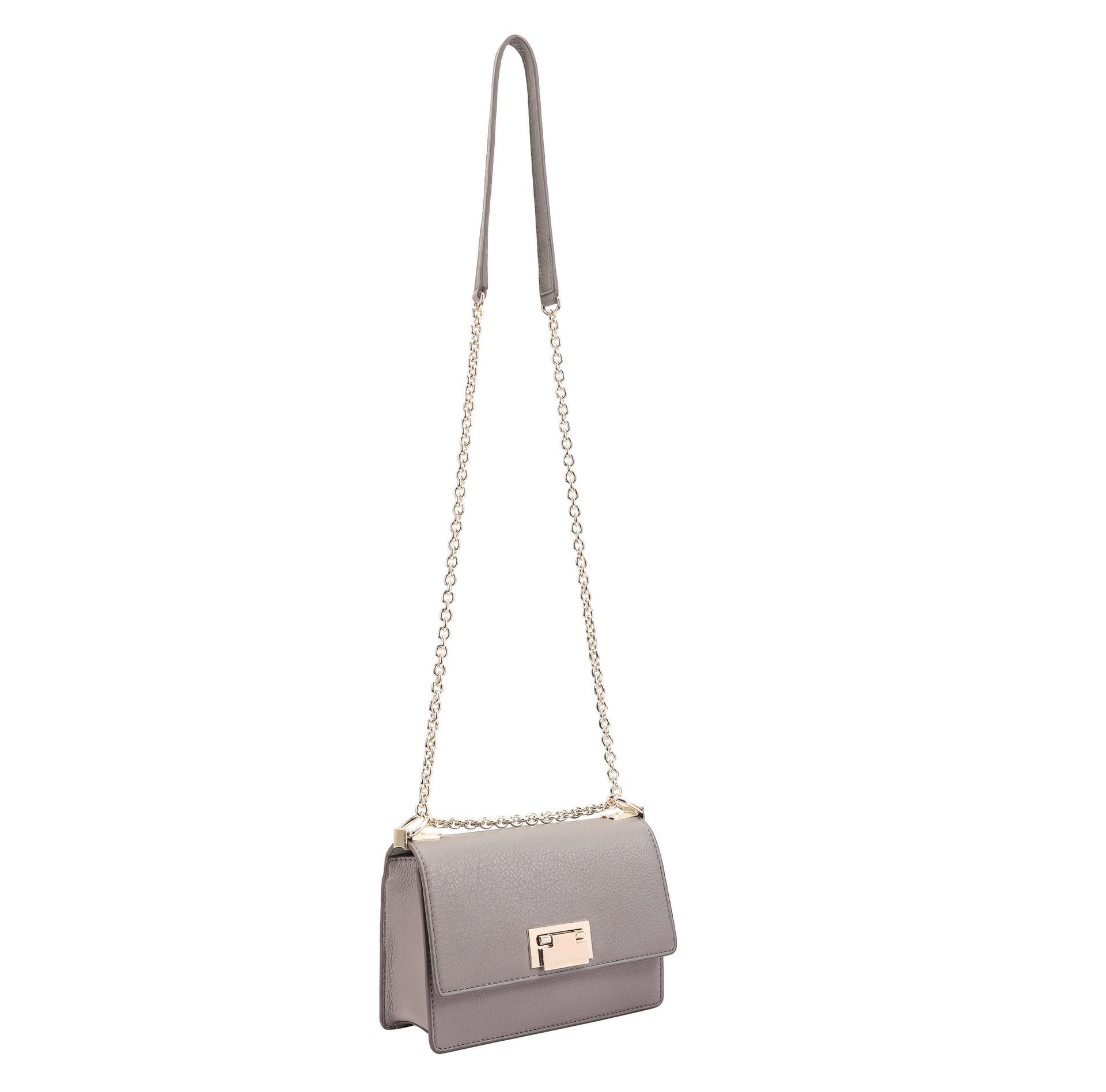 Paul Costelloe Paul Costelloe Women's Amiera Leather Cross Body Bag in Grey - 4