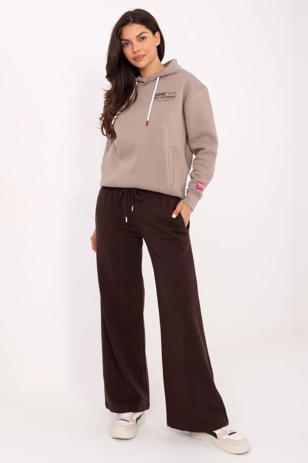 Love Lace Love Lace Women's Everyday Cotton Polyester Sweatpants Trousers Style 218244 in Brown