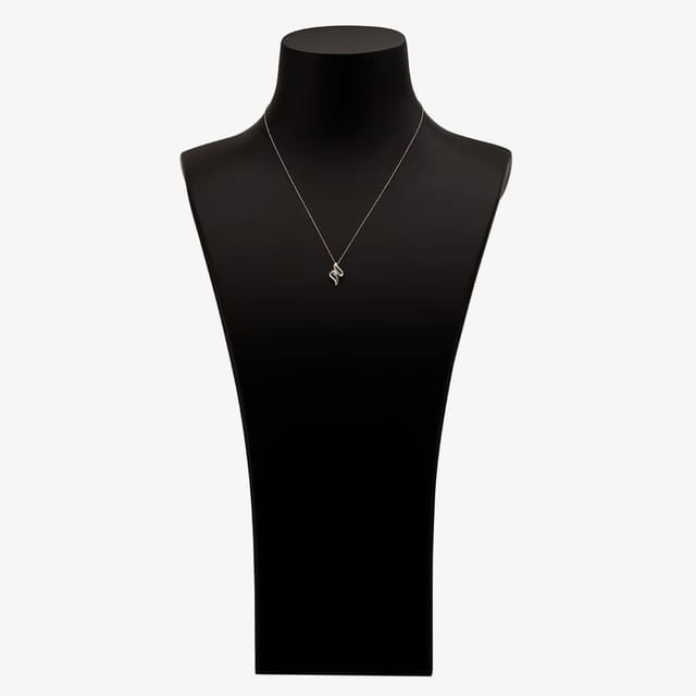 T.H.Baker T.H.Baker Women's 9ct White Gold 0.12ct Diamond Swirl Jewellery Set TH0121714 in Silver - 2